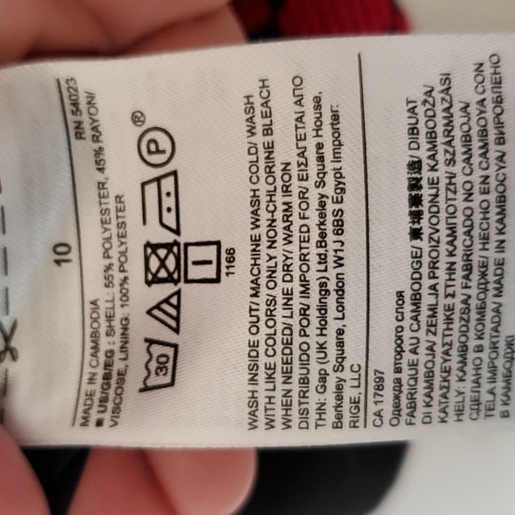 Banana Republic print pleated ruffle skirt - Picture 7 of 7